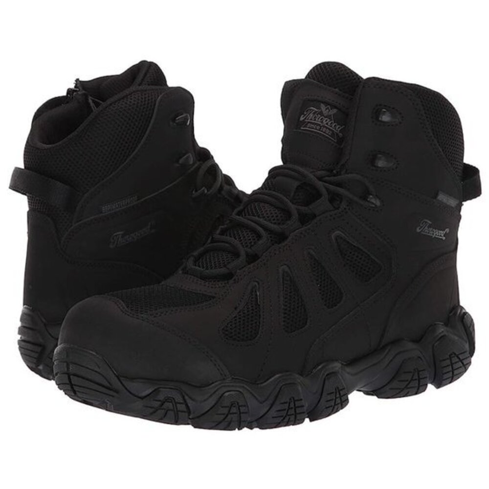 ♡ Thorogood 6" Crosstrex Side Zip Waterproof Comp Toe Work Boots